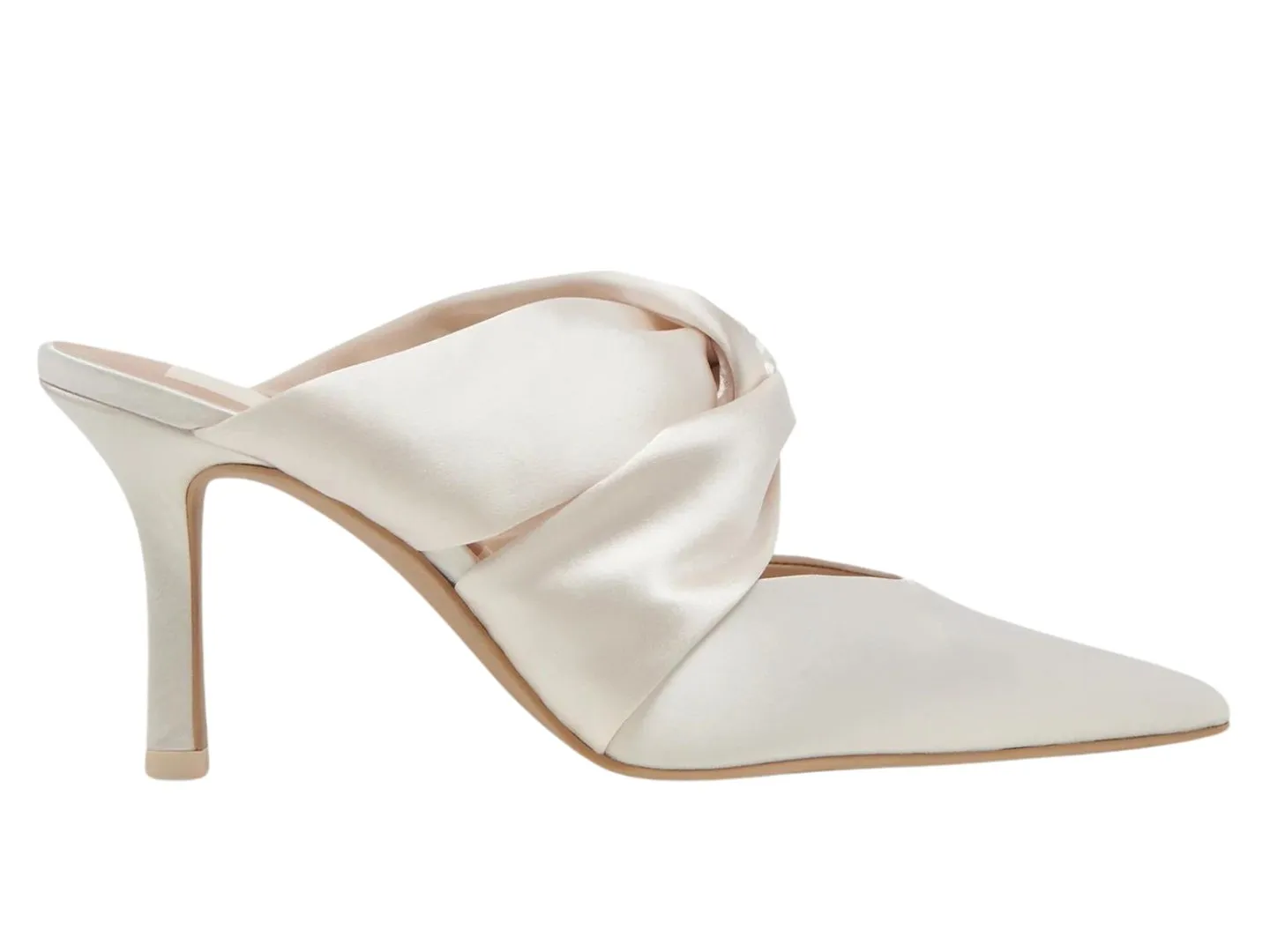 Dolce Vita: Kelsy in Creme Satin