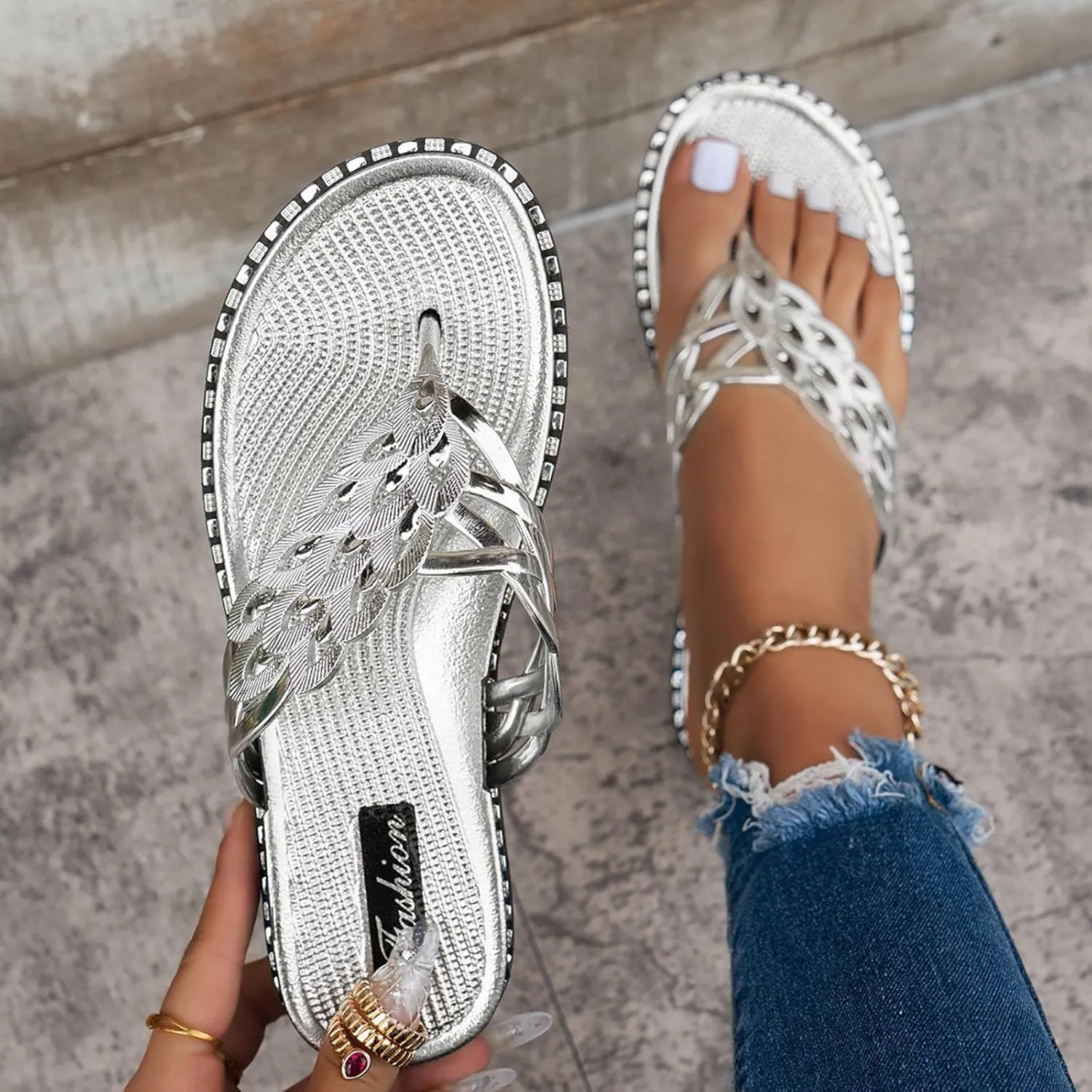 Flip Flops for Women Yoga Mat Flip Flops Women Comfortable Womens Flip Flops Summer Beach Thong Sandals for Women