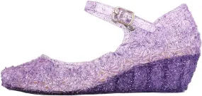 Girls Jelly Sandals Princess Cosplay Dress Up Mary Jane 𝐅lats Heels Dance Par𝘁y Single Shoes for Kids Toddler