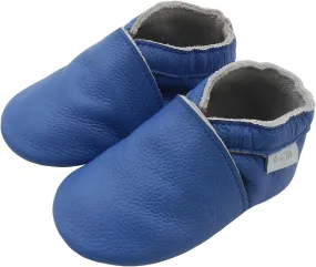 Leather Baby Shoes Boys Girls Moccasins Infant Toddler Slippers Soft Sole Anti-Slip Baby Walking Crib Shoes