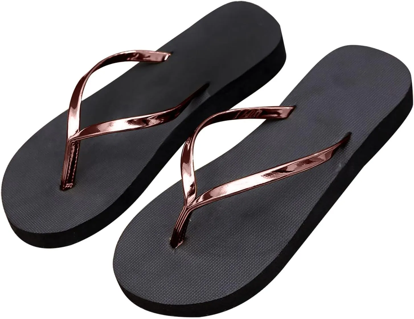 Women Summer Flat Flip Flops Comfort Flats Slippers Lightweight Clip Toe Thong Slides Sandals Beach Shoes