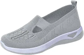 Women Walking Shoes Sock Sneakers Slip-On Breath Mens Tennis Shoes Mesh Men's Casual Shoes Women's Fashion Sneakers Black Tennis Shoe Trainers Shoe