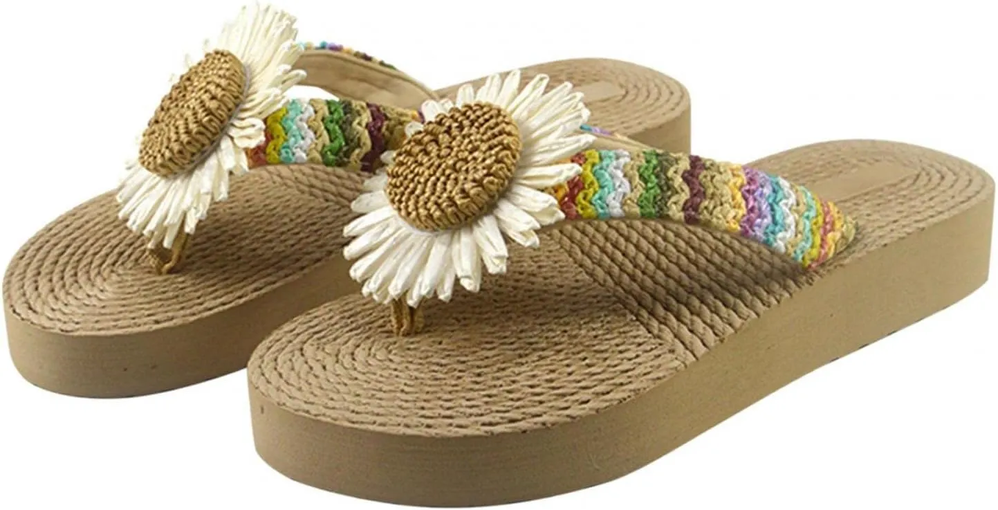 Women's Summer Non Slip Home Bathroom Slip On Flat Beach Open Toe Breathable Sandals Flip Flops Shoes Silver Flip Flops for Women Size 8
