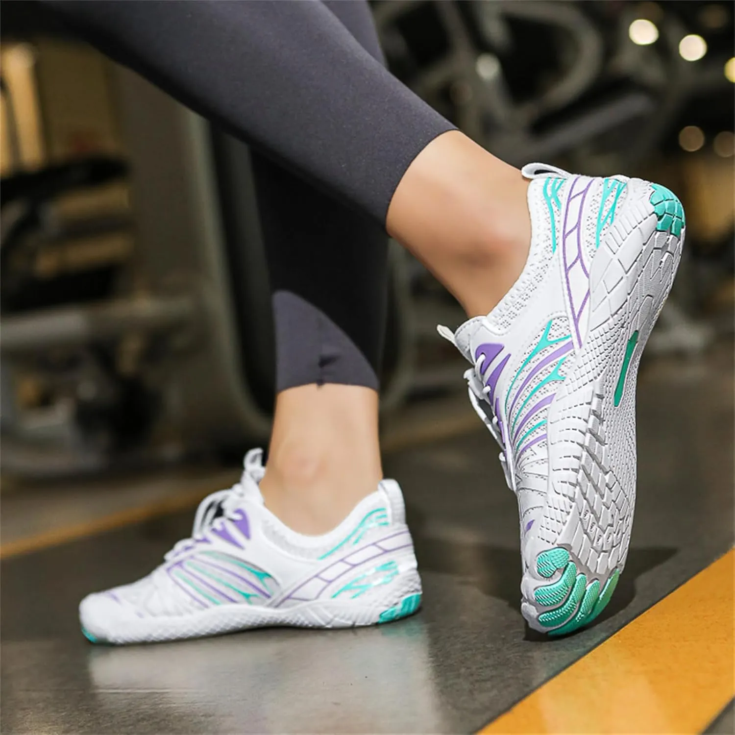Women's Wide Toe Box Walking Shoes for Plantar Fasciitis Breathable Mesh Sneakers Casual Walking Shoes for Outdoor Sport Travel Hiking Yoga Jogging