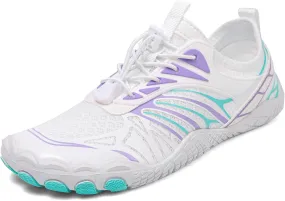 Women's Wide Toe Box Walking Shoes for Plantar Fasciitis Breathable Mesh Sneakers Casual Walking Shoes for Outdoor Sport Travel Hiking Yoga Jogging